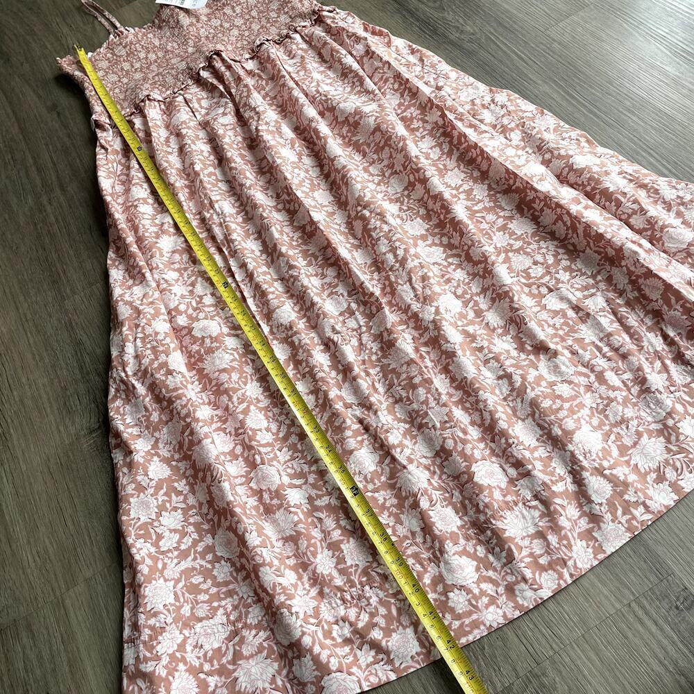 NWT J. Crew Smocked cotton poplin dress in Rose Vines XL​​​​ - Picture 5 of 6